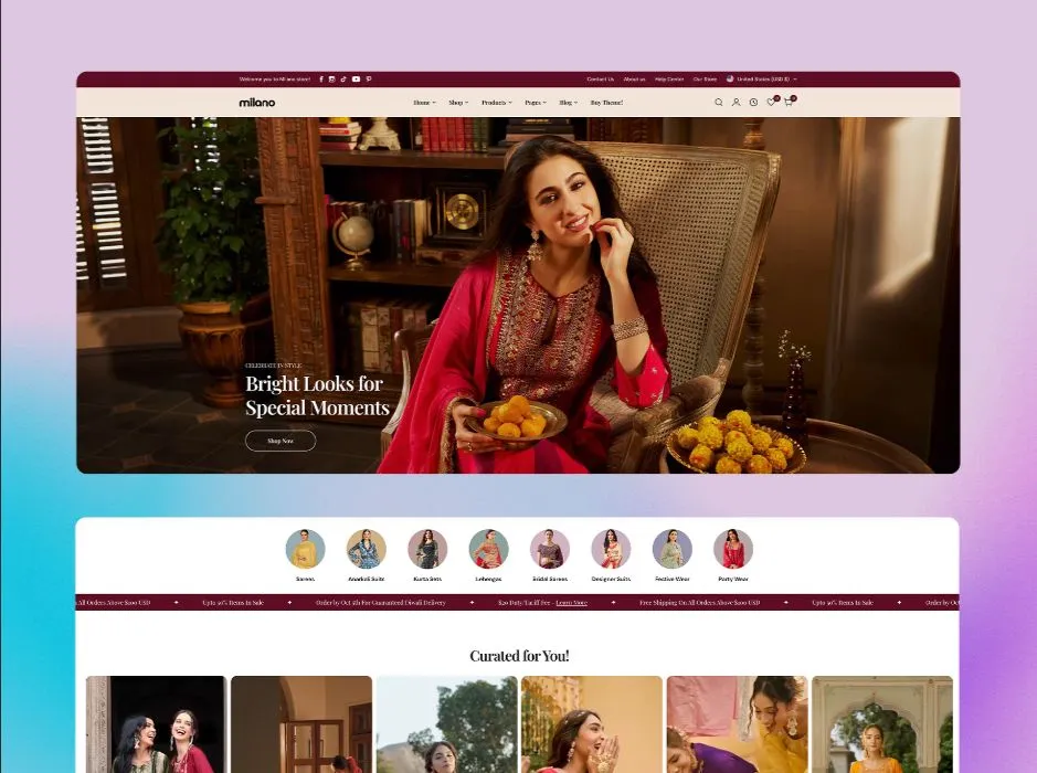 Ethnic Glam demo screenshot