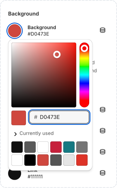 Customization Settings
