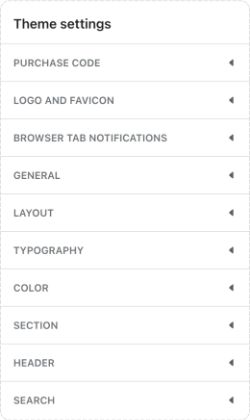 Customization Settings