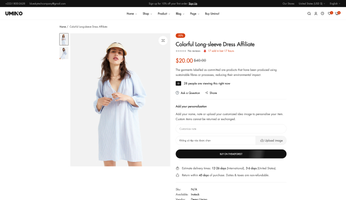 External/Affiliate product